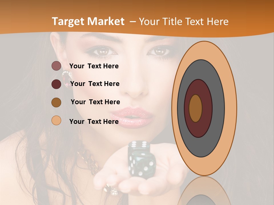 Concept Spinning Risk PowerPoint Template