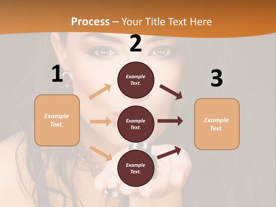 Concept Spinning Risk PowerPoint Template