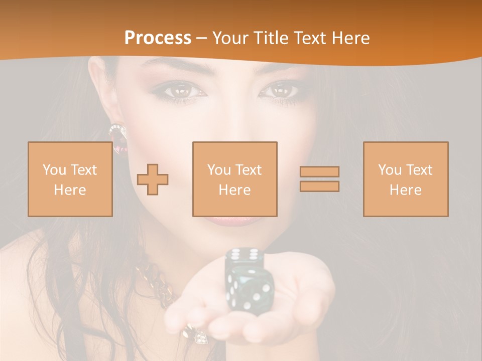 Concept Spinning Risk PowerPoint Template