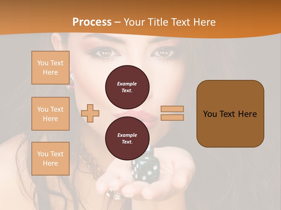Concept Spinning Risk PowerPoint Template
