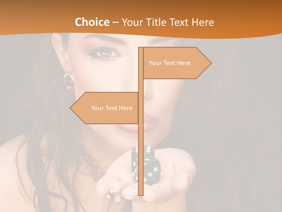 Concept Spinning Risk PowerPoint Template