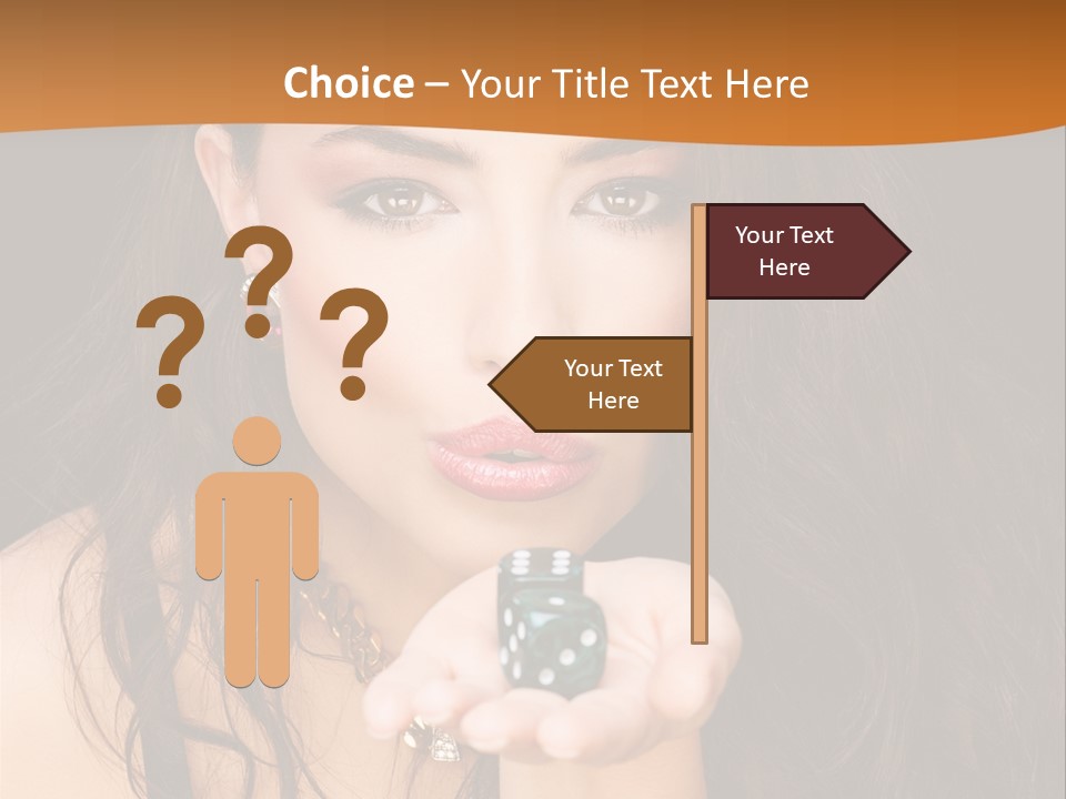 Concept Spinning Risk PowerPoint Template
