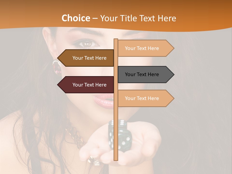 Concept Spinning Risk PowerPoint Template