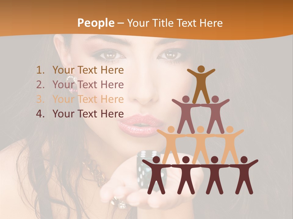 Concept Spinning Risk PowerPoint Template