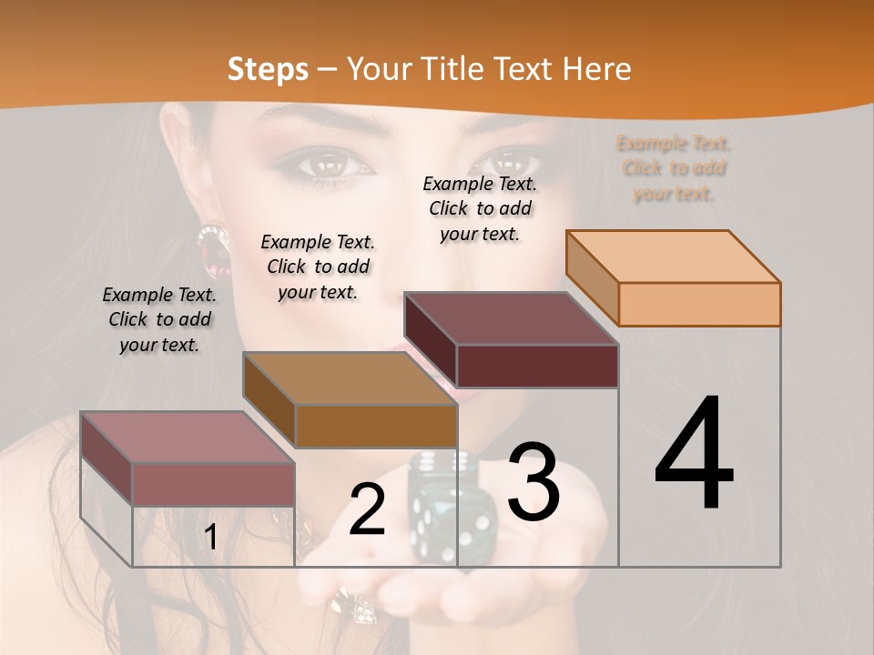 Concept Spinning Risk PowerPoint Template