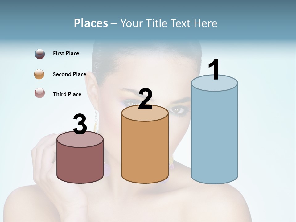Beauty Young Person PowerPoint Template
