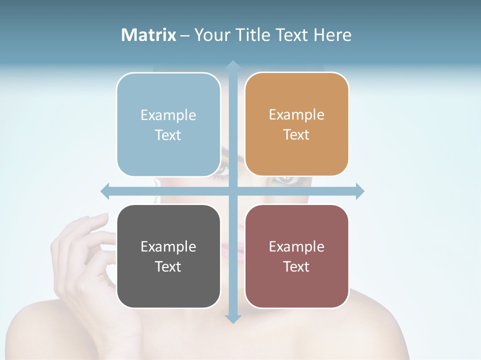 Beauty Young Person PowerPoint Template