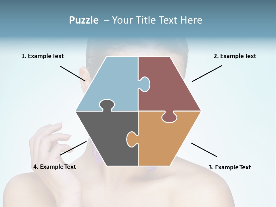 Beauty Young Person PowerPoint Template