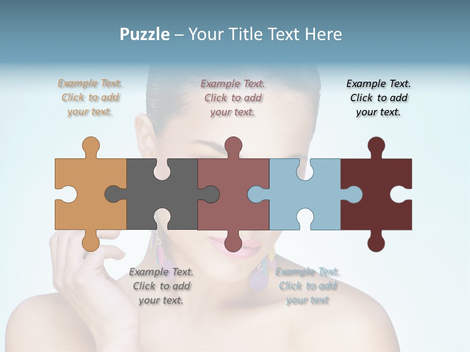 Beauty Young Person PowerPoint Template