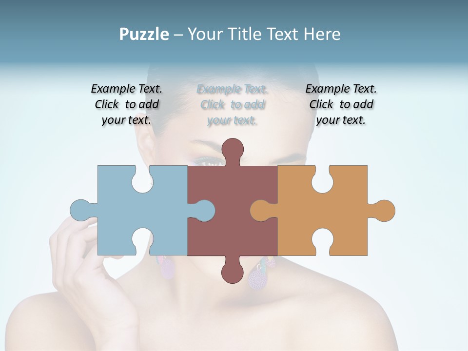 Beauty Young Person PowerPoint Template