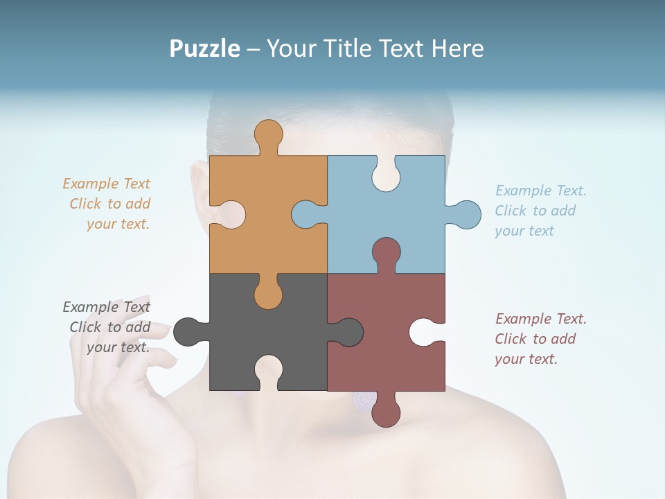 Beauty Young Person PowerPoint Template