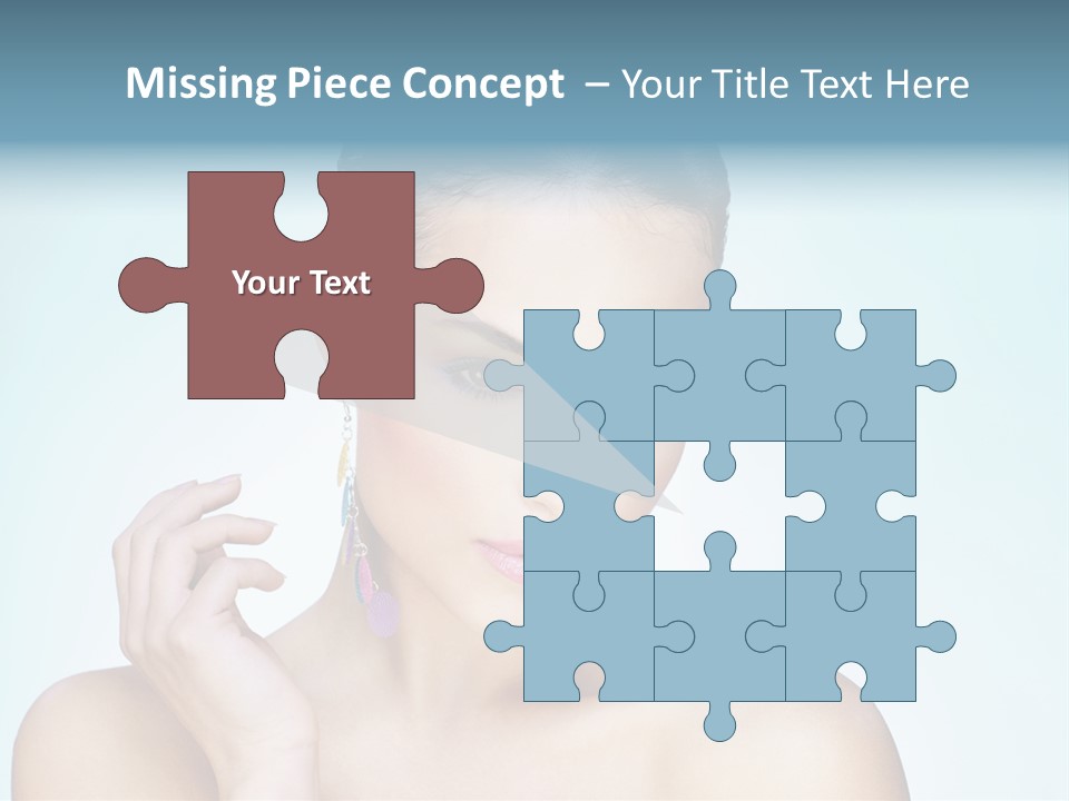 Beauty Young Person PowerPoint Template