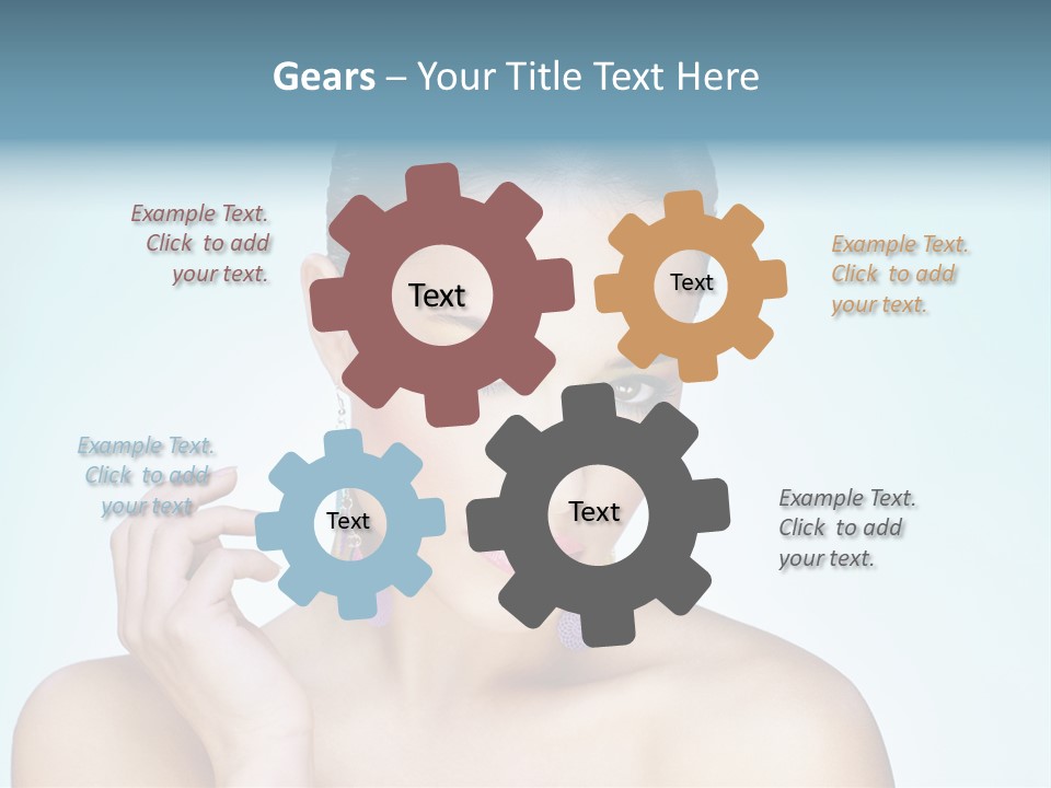 Beauty Young Person PowerPoint Template