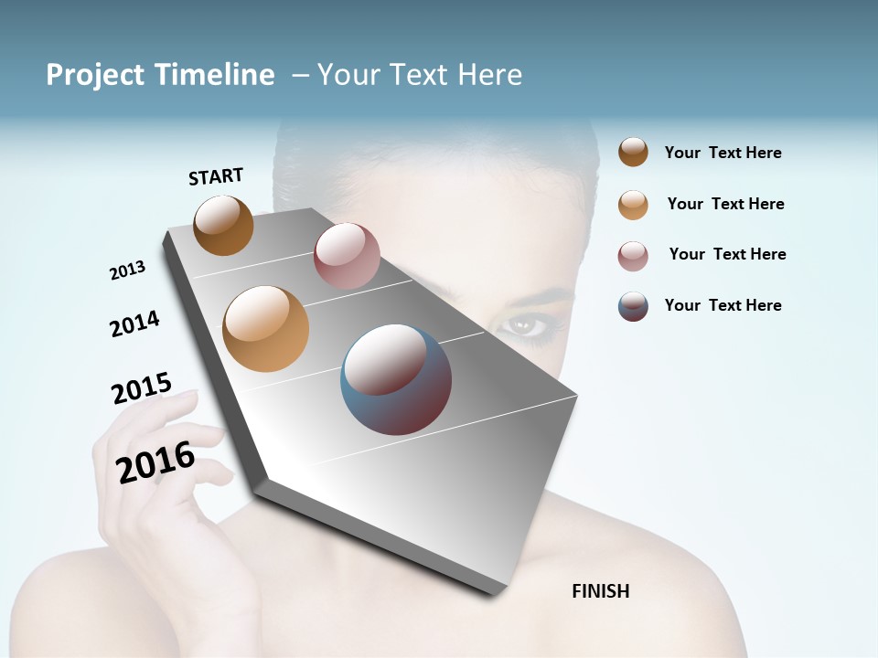 Beauty Young Person PowerPoint Template
