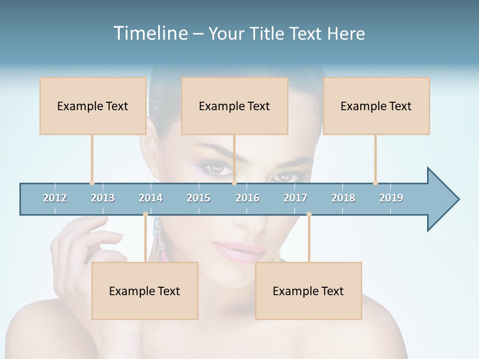 Beauty Young Person PowerPoint Template