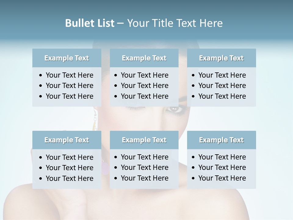 Beauty Young Person PowerPoint Template