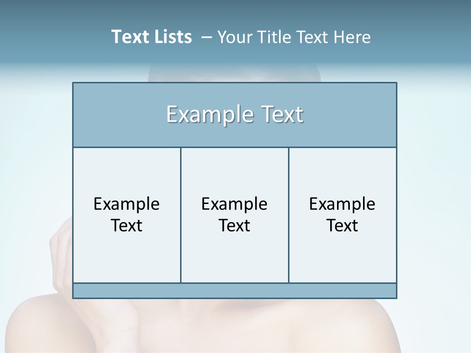 Beauty Young Person PowerPoint Template