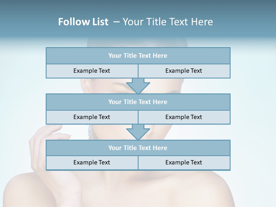 Beauty Young Person PowerPoint Template