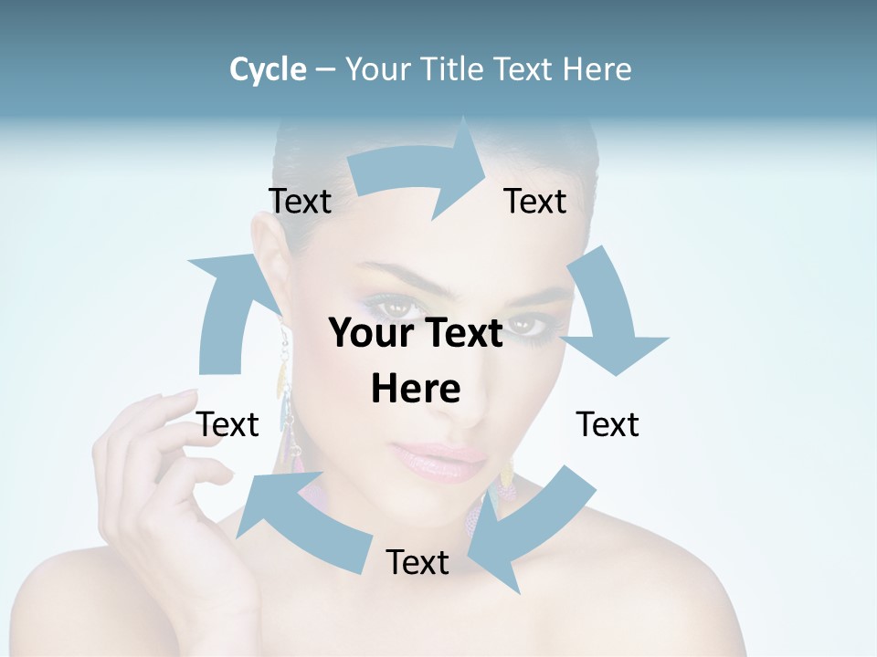 Beauty Young Person PowerPoint Template