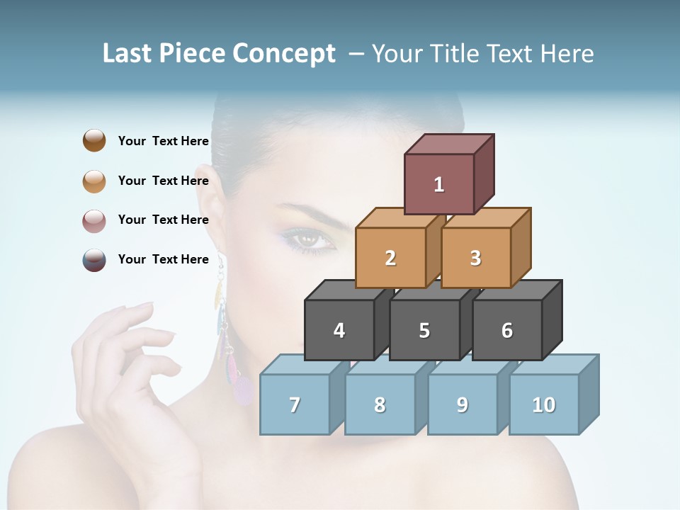 Beauty Young Person PowerPoint Template