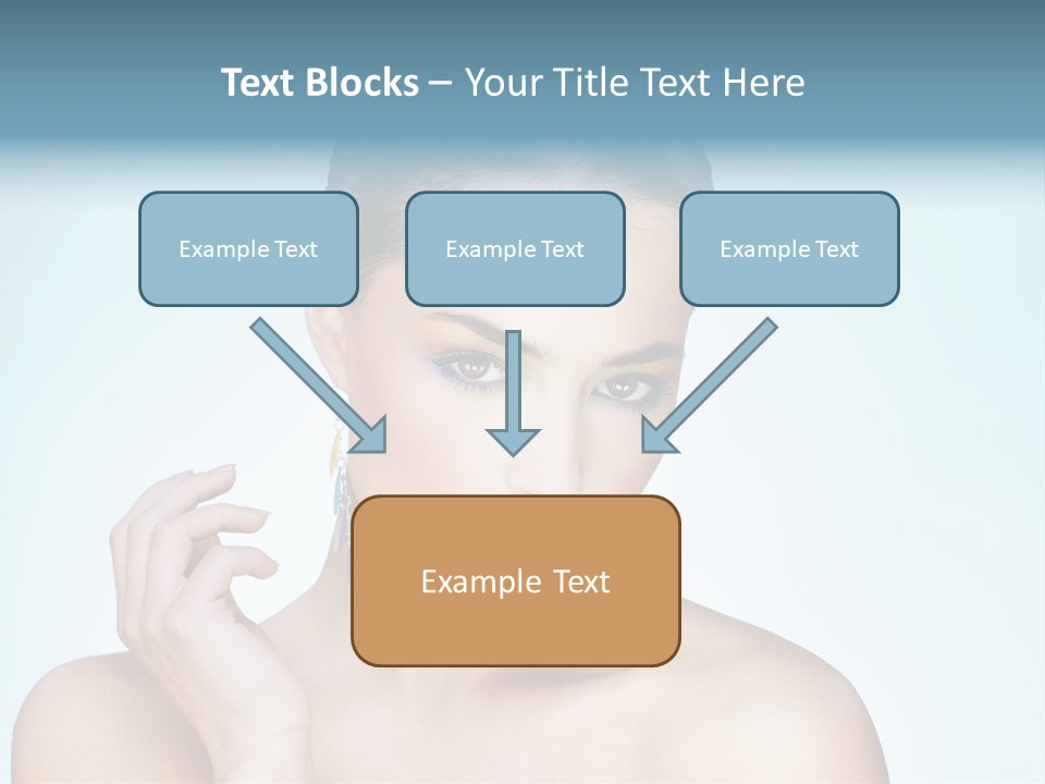 Beauty Young Person PowerPoint Template