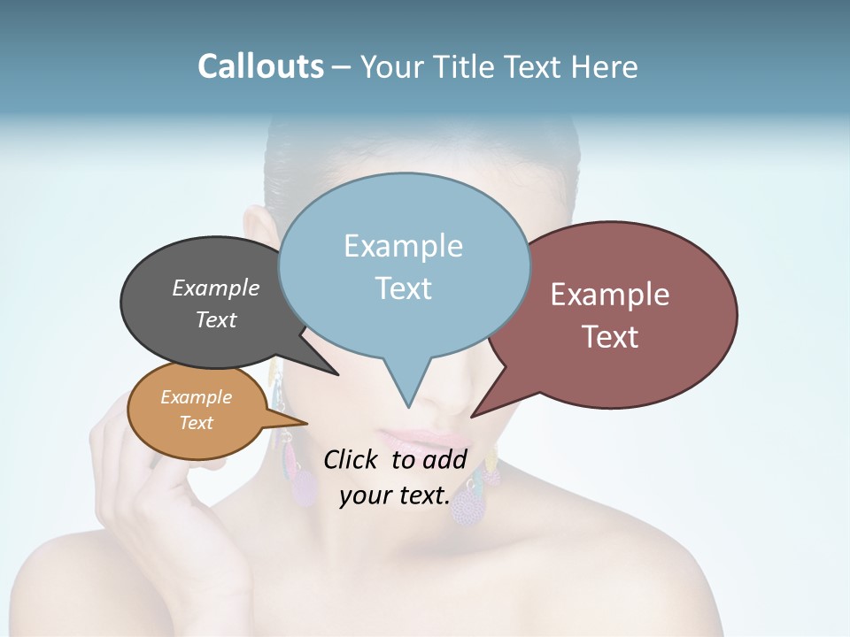 Beauty Young Person PowerPoint Template