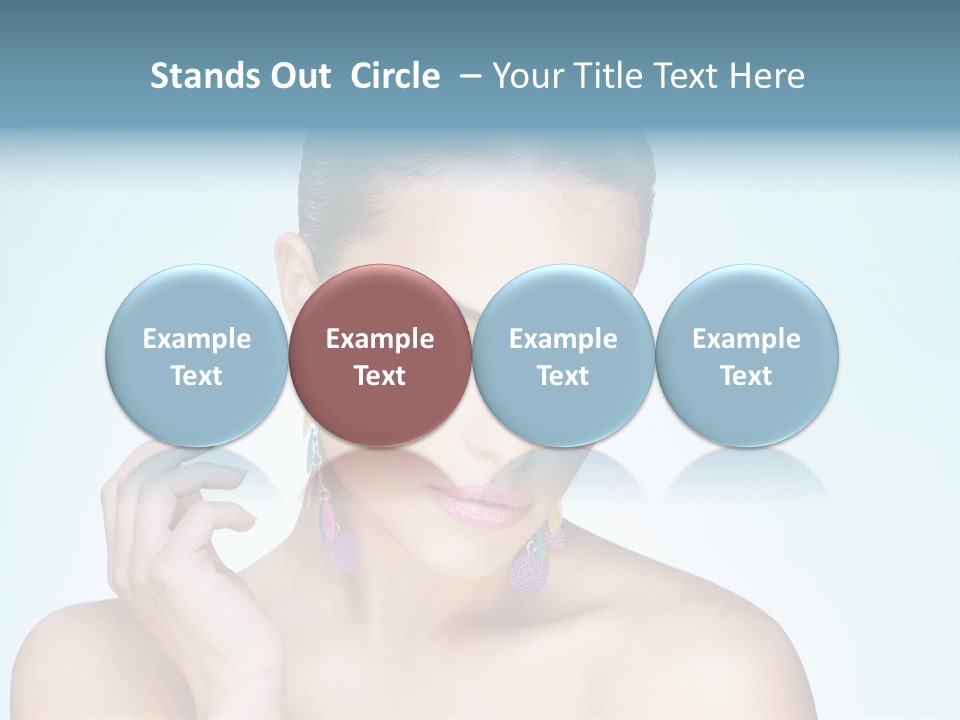 Beauty Young Person PowerPoint Template