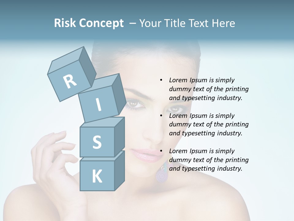 Beauty Young Person PowerPoint Template