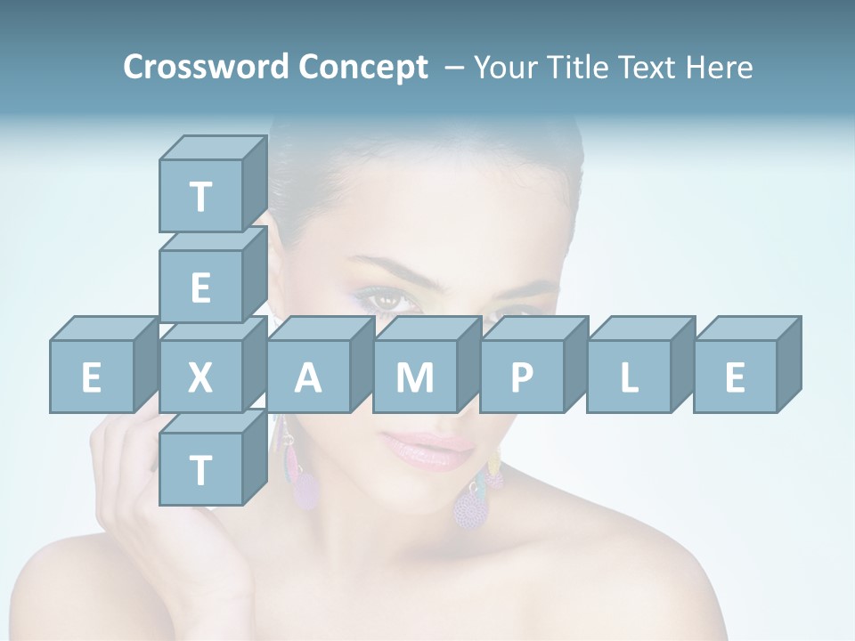 Beauty Young Person PowerPoint Template