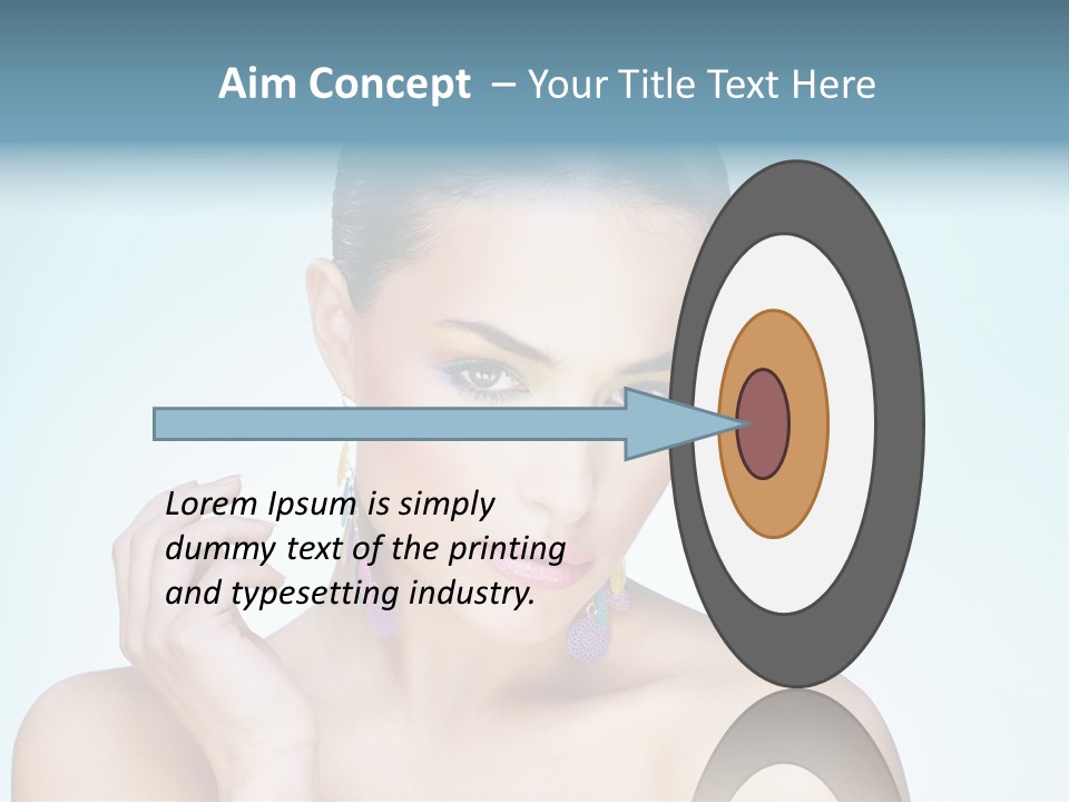 Beauty Young Person PowerPoint Template
