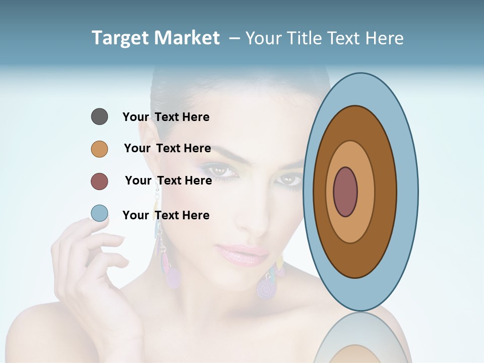 Beauty Young Person PowerPoint Template