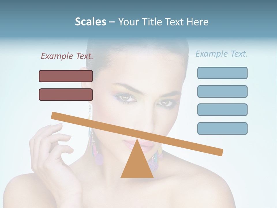 Beauty Young Person PowerPoint Template