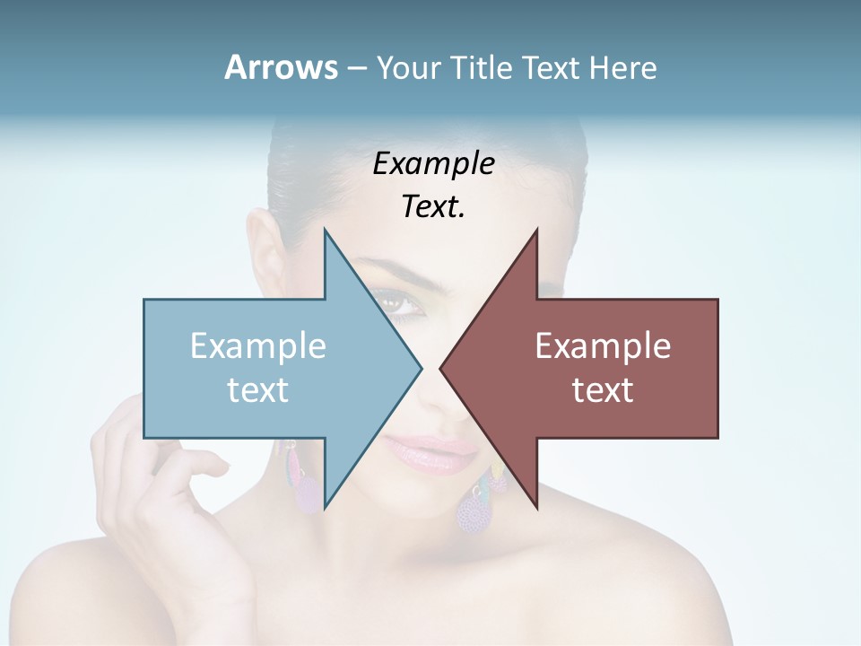 Beauty Young Person PowerPoint Template