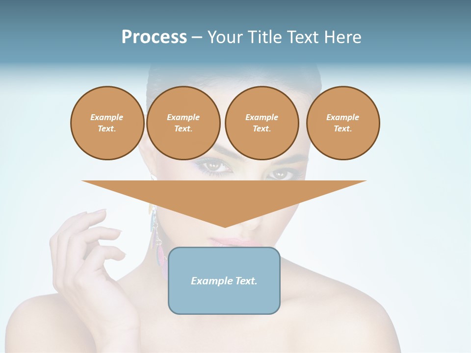 Beauty Young Person PowerPoint Template