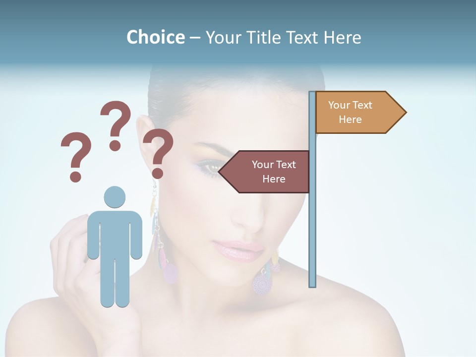 Beauty Young Person PowerPoint Template