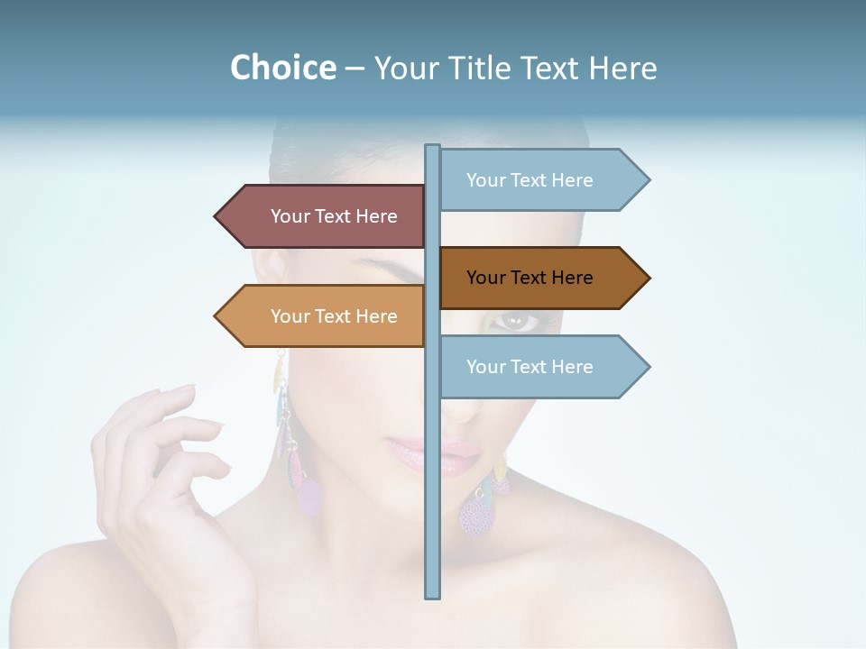 Beauty Young Person PowerPoint Template