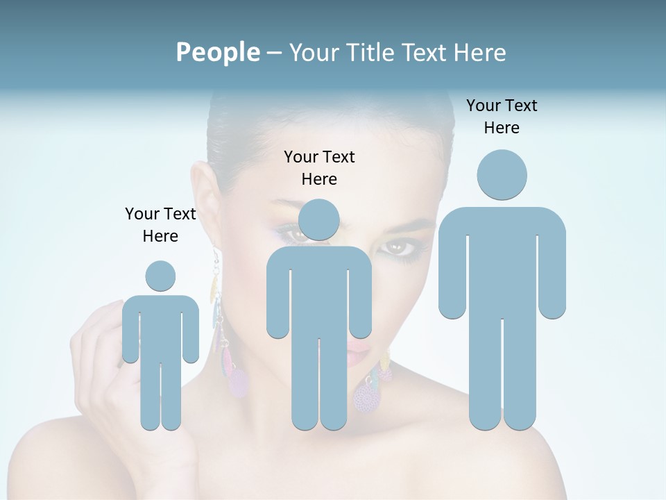 Beauty Young Person PowerPoint Template