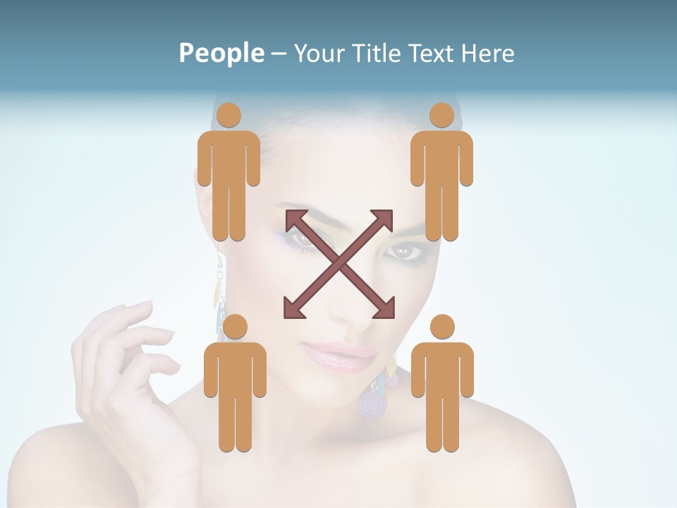 Beauty Young Person PowerPoint Template