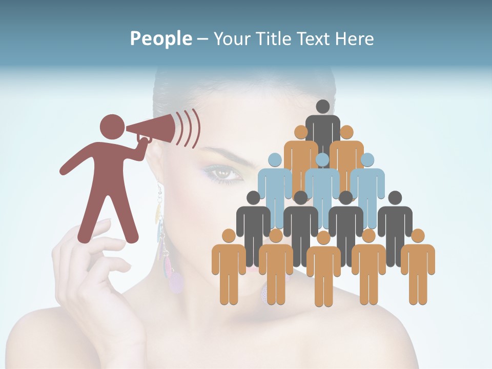 Beauty Young Person PowerPoint Template