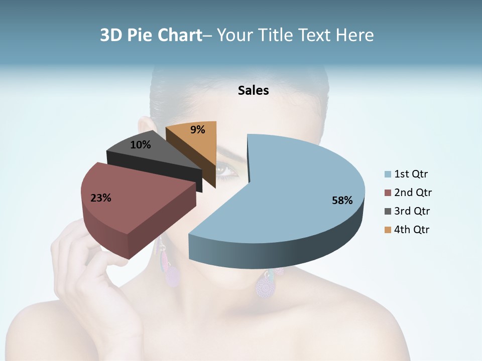 Beauty Young Person PowerPoint Template