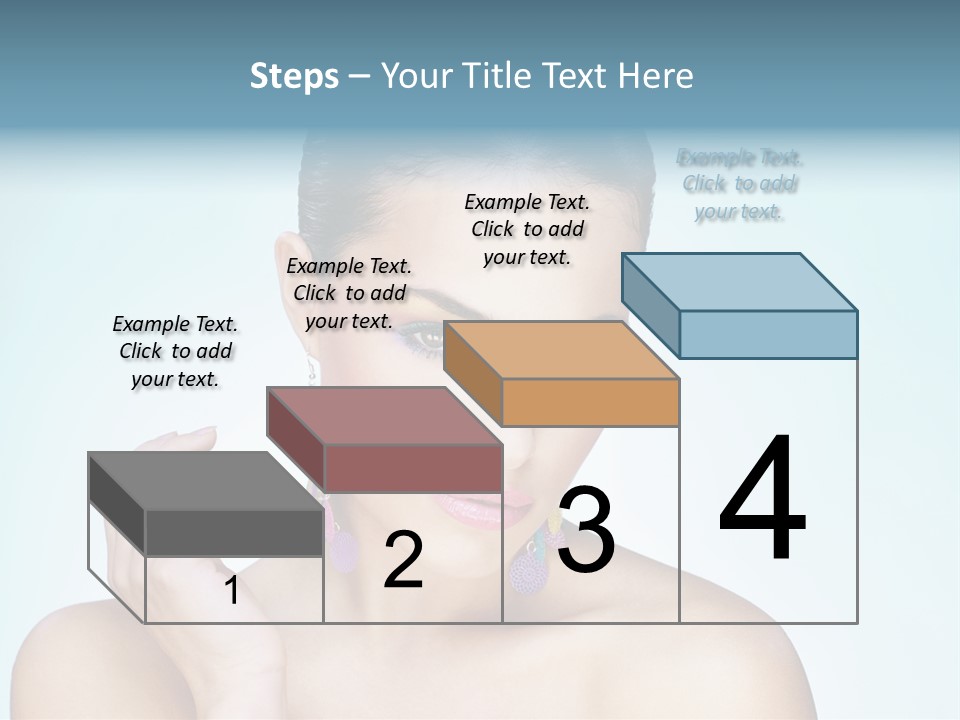 Beauty Young Person PowerPoint Template