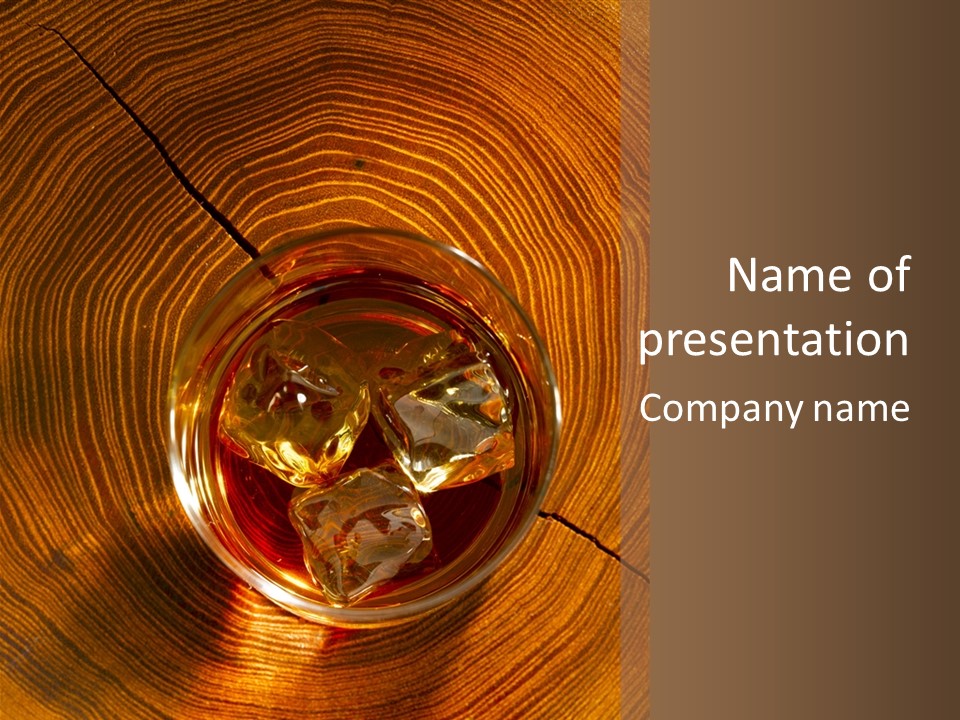 Rum Elegant Brown PowerPoint Template