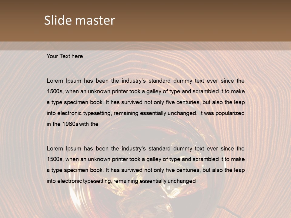 Rum Elegant Brown PowerPoint Template