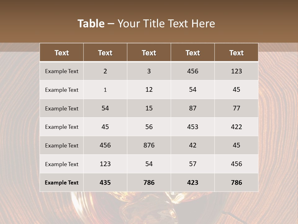 Rum Elegant Brown PowerPoint Template