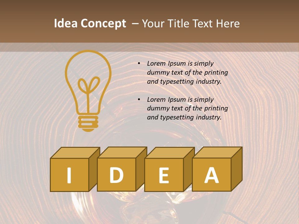 Rum Elegant Brown PowerPoint Template