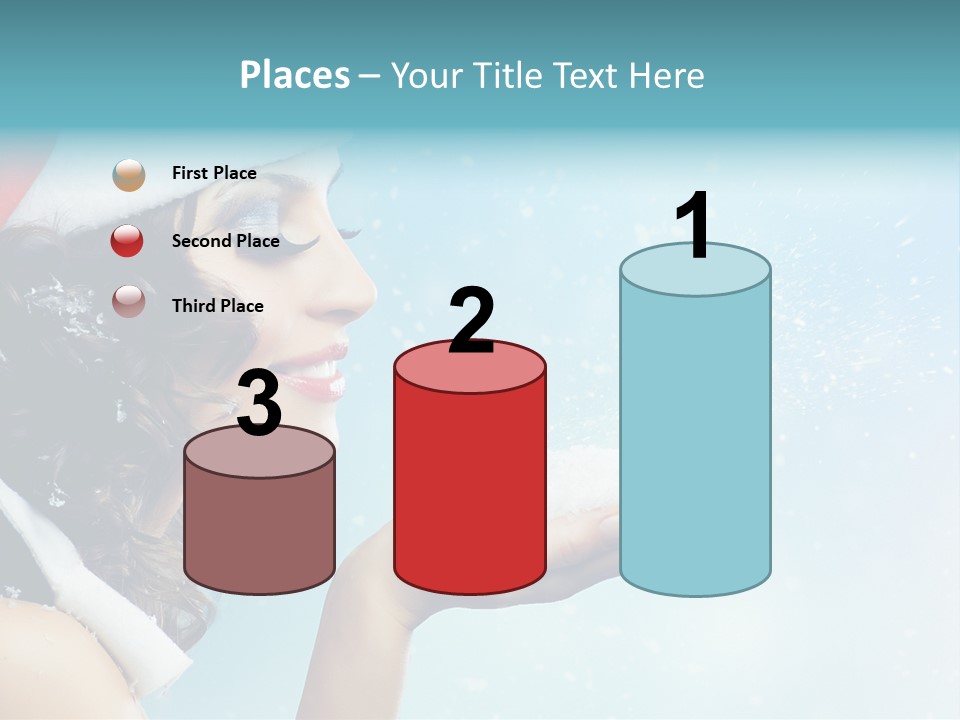 Winter Smile Beauty PowerPoint Template