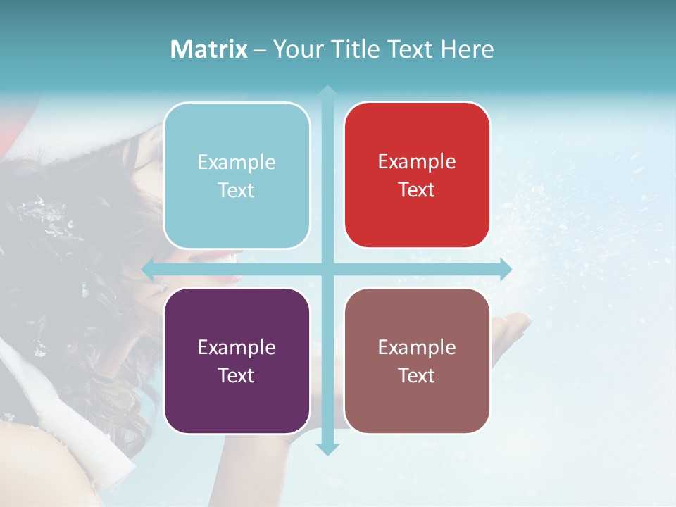 Winter Smile Beauty PowerPoint Template