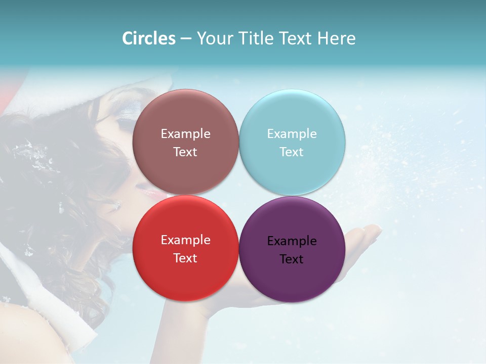 Winter Smile Beauty PowerPoint Template