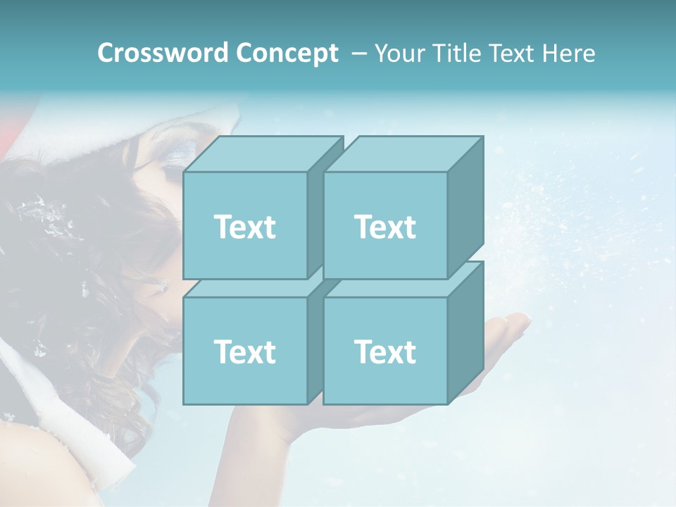 Winter Smile Beauty PowerPoint Template