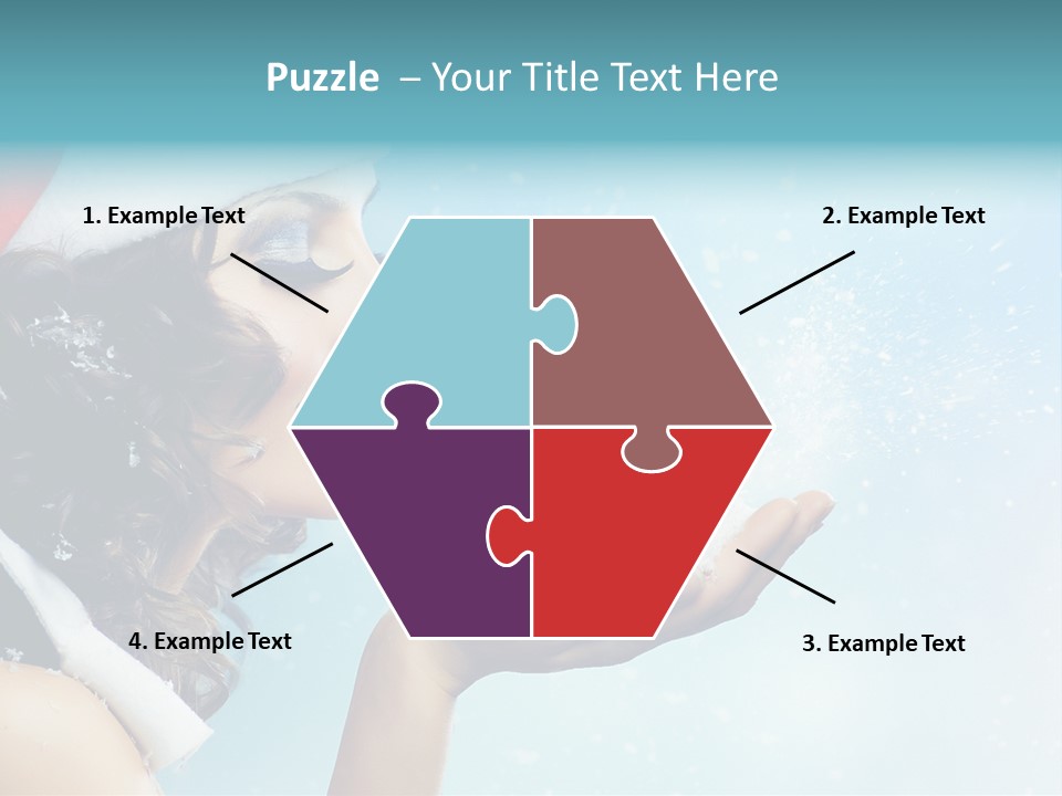 Winter Smile Beauty PowerPoint Template